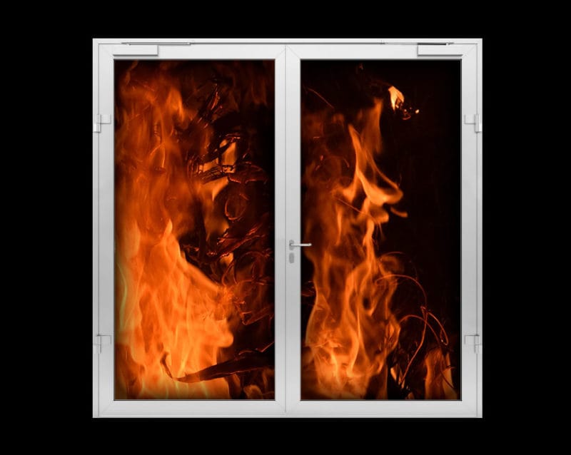 B15 - Hinged door double