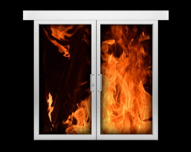 B15 - Double sliding door