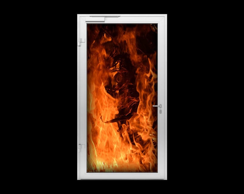 B15 - Hinged door single